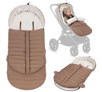 Lionelo Oli - Saco de dormir de invierno universal para cochecito y capazo, cinturones de 5 puntos, impermeable, cálido, cremallera, lavable a máquina, relleno hipoalergénico, 101 x 45 cm