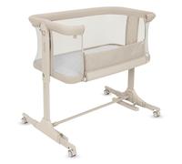 lionelo Pari Cuna 3 en 1 hasta 9 kg, Cuna de colecho, Cama Mecedora, Ajuste de Altura e inclinación del colchón, 4 Ruedas con Freno, Colchón Ergonómico, Malla Transpirable, Bolsa, Minicuna