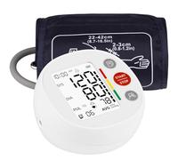 Lionelo Pulso Tensiometro de Brazo Automático, Producto Medico Certificado, Deteccion de Arritmia, Indicador WHO en Color, Brazalete XL 22-42 cm, Memoria 120 Mediciones, 2 Usuarios, Pantalla Grande