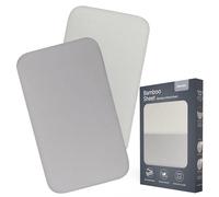 LIONELO Sábana Bajera Cuna de Bambú con Elástico 80x42 cm, Juego de 2 uds. Infantil, para Camas Supletorias y Moisés, Material Natural, Transpirable, Agradable a la Piel, Bamboo Sheet