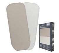 LIONELO Sábana Bajera de Bambú con Elástico 70x28 cm, Juego de 2 uds. Infantil, Capazo y Cuna, Material Natural, Transpirable y Suave, Agradable a la Piel, Bamboo Sheet