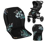 lionelo SEATLINER - Colchón Universal para Cochecito de bebé, Material Impermeable por Ambos Lados, Compatible con la mayoría de cochecitos, Suave y Suave