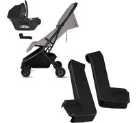 Lionelo Sia - Adaptadores para silla de coche de bebé, kit adaptador para silla de paseo, sistema de viaje, montaje en el chasis sin quitar el asiento, montaje rápido, para sistema de viaje