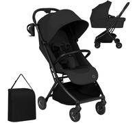 Lionelo Sia Flex Carrito Bebé 2 en 1 (0-4 años, 0-22 kg), Capazo Plegable, Silla de Paseo, Ultraligero, Compacto Urbano, Plegado con una Mano, UPF50+, Ventilación 3D, Hebilla Magnética