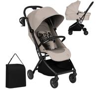 Lionelo Sia Flex Carrito Bebé 2 en 1 (0-4 años, 0-22 kg), Capazo Plegable, Silla de Paseo, Ultraligero, Compacto Urbano, Plegado con una Mano, UPF50+, Ventilación 3D, Hebilla Magnética
