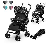 LIONELO Elia poussette canne à 15 kg, réglage du dossier jusqu’à la position couchée, grand panier, système de pliage rapide, moustiquaire, chauffe-pieds