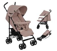 LIONELO Silla de Paseo Ligera Elia para Bebés hasta 15 kg, Carrito de Bebé Plegable con Asiento Reclinable, Capota XXL, de 6 a 36 Meses