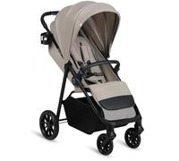 Lionelo Silla de Paseo Ligera Emerald hasta 22 kg de 6 m a 4 años Ruedas giratorias EVA 360° Plegado con una Sola Mano, Respaldo Ajustable Capota Impermeable UPF50+ Cesta grande