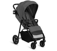 Lionelo Silla de Paseo Ligera Emerald hasta 22 kg de 6 m a 4 años Ruedas giratorias EVA 360° Plegado con una Sola Mano, Respaldo Ajustable Capota Impermeable UPF50+ Cesta grande