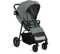 Lionelo Silla de Paseo Ligera Emerald hasta 22 kg de 6 m a 4 años Ruedas giratorias EVA 360° Plegado con una Sola Mano, Respaldo Ajustable Capota Impermeable UPF50+ Cesta grande