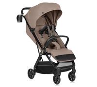 LIONELO Silla Paseo Ligera Bess hasta 22 kg de 6 m a 4 años Ruedas giratorias PU 360° Plegado con una Sola Mano, Respaldo Ajustable, Capota Impermeable Ligera 7,5 kg Cesta de la Compra
