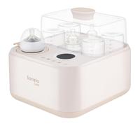 Lionelo Steamup Esterilizador Eléctrico de Biberones 3 en 1, Vapor y Secado Aire Caliente, Calentador de Biberones con Sonda, Panel Táctil Digital, Sin Bpa, Apagado Automático, 4 Biberones, 220-240v
