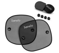 LIONELO Sunshade - Parasoles universales para Coche para niños, 2 Unidades, protección Solar y Calor en el Coche, fácil de Instalar