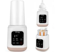 Lionelo Thermup 3.0 Calientabiberones 6 en 1 Eléctrico con Esterilizador de Biberones, 400 W, Temperatura 35 a 100 C, Mantiene Calor 24 h, Pantalla Táctil, Sensor de Falta de Agua, y Tarritos, Sin BPA