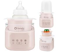 Lionelo Thermup 4.0 Calienta Biberones y Esterilizador 6 en 1, 400 W, Beige | Calentamiento Rápido, Descongelación, 25-100°C, Para Leche y Tarritos, Recipiente Extraíble, Panel Táctil, Luz Nocturna