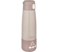 Lionelo Thermup Bottle Calentador de Leche Portátil, Termo Eléctrico sin Cable con Control de Temperatura 37-55 °C, Calienta Leche en 3,5 Min, Mantiene 20 h, Acero SUS316, 350 ml, para Bebés y Viajes