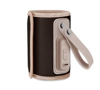 LIONELO Thermup Go Calientabiberones portátil mantiene la temperatura de la bebida, función de carga USB, calentamiento de leche y comida para bebés, para coche, BPA FREE
