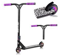 LIONELO Whizz Neo patinetes para niños, Stunt Scooter, de Acrobacias, Freestyle, Ruedas de 110 mm, Ligero, Freno de Guardabarros Trasero, Cubierta de Aluminio, Manillar de Tubo en T Ancho