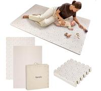 Lionelo YOKA Alfombra niños Puzzle de 6 Piezas para Gatear Doble Cara No tóxica Inodora Antideslizante Fácil de Limpiar 173 x 116 x 1,5 cm