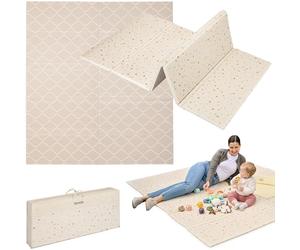 Lionelo Zora - alfombra infantil plegable de espuma XPE 180×201×1,5 cm, gruesa, sin sustancias nocivas, de doble cara, antideslizante