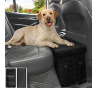 LIONROGE Extensor de Asiento Trasero de Coche para Perros Grandes de hasta 200 Libras, Extensor de Asiento Trasero y Delantero con Almacenamiento, Evita Que Tus Perros se caigan del Asiento