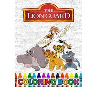 Lion's coloring book: 50 JUMBO Drawing Pages Of Kawaii Cute Gu-ard's Animals for Kids