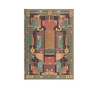 Lion's Den (Sybil Pye Bindings) Midi Unlined Hardcover Journal: Hardcover, 120 gsm, ribbon marker, memento pouch, elastic closure