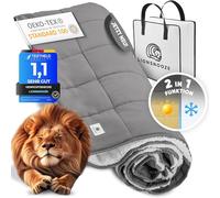 Lionsnooze Manta de peso - Manta terapéutica 135 × 200 | Manta pesada para un sueño reparador | Manta hipoalergénica 2 en 1 con perlas de vidrio (9 kilogramos), 0010