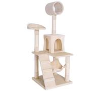 lionto Árbol rascador para Gatos Altura 133 cm, Beige