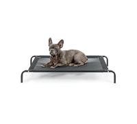 lionto Cama elevada para Perros Tejido en Textilene, (M) 106x62 cm Negro