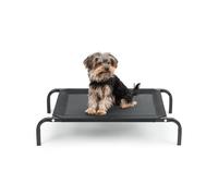 lionto Cama elevada para Perros Tejido en Textilene, (S) 75x47 cm Negro