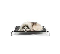 lionto Cama elevada para Perros Tejido en Textilene, (XL) 117x85 cm Negro