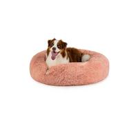 lionto Cama perros redonda cojín gatos sofá para perros donut XXXL 100 cm Ø rosa