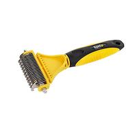 lionto Cepillo para el subpelo, cepillo para perros y gatos de pelo largo o corto, cepillo para gatos, cepillo para perros