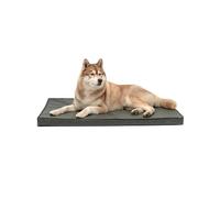 lionto Colchoneta Ortopédica para Perros con Memory Foam, (XL) 118x80 cm Gris