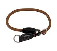 lionto Collar de perros collar retriever collar de adiestramiento, 65 cm, Marrón