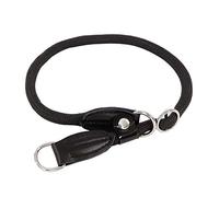lionto Collar de perros collar retriever collar de adiestramiento, 65 cm, Negro