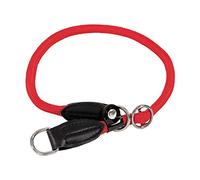 lionto Collar de Perros Collar Retriever Collar de adiestramiento, Longitud 40 cm Rojo