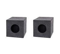 lionto Cueva Fieltro Gatos Cueva Suave Cueva estantería 33x37x33 cm, sin Almohada Gris Oscuro (Paquete de 2)