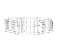 lionto Parque Jaula para Mascotas pequeñas recinto Plegable con Puerta, (S) 59x38 cm