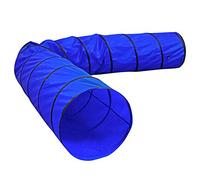 lionto Túnel para Perros Túnel de Juegos Túnel de Agilidad para Mascotas, (L) 500x60 cm Azul