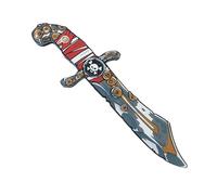 Liontouch - Cuchillo Pirata, Capitán Raya Roja, Niños Edades de 3-8 Años | Juguete de Espuma con Tema de Calavera | Accesorio Ideal para Niños Pequeños para Juegos, Disfraces y Aventuras en el Caribe