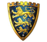 Liontouch - Escudo de Rey León Triple, Niños 3+ Años | Juguete de Espuma Segura y Duradera Estilo Medieval Lista para la Aventura | Armas y Armadura de Batalla para Disfraces y Juegos de rol