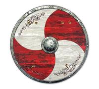 Liontouch - Escudo Vikingo, Niños de 3+ Años | Juguete de Guerrero Vikingo Auténtico del Maestro Artesano Sven para Juegos de rol | Accesorio de Defensa Medieval Seguro para Berserkers y Disfraces