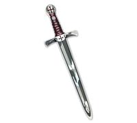 Liontouch - Espada de Caballero Cruzado Maltés, Niños Edades de 3-8 Años | Juguete de Espuma de Tema Medieval de Cruz Roja | Accesorio Seguro para Batallas, Disfraces y Trajes de Caballero