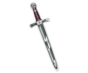 Liontouch - Espada de Caballero Cruzado Maltés, Niños Edades de 3-8 Años | Juguete de Espuma de Tema Medieval de Cruz Roja | Accesorio Seguro para Batallas, Disfraces y Trajes de Caballero