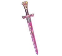 Liontouch - Espada de Princesa de Cristal, Niñas Edades de 3-8 Años | Juguete de Espuma con Estilo Medieval Rosa y Plateado con Tema de Leona | Armas Seguras y Armadura para Disfraces y Trajes Reales
