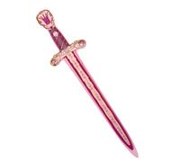Liontouch - Espada de espuma rosa reina para niñas - Para niños de 3 a 6 años | Espada de juguete rosa de estilo medieval brillante | Accesorios seguros y duraderos para disfraz real