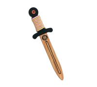 Liontouch - Espada WoodyLion Dorada/Rosa, pequeña, Niños y Niñas de 3-6 Años | Juguete de Espuma con Aspecto de Madera con Gemas | Armas y Armaduras Seguras y Flexibles para Disfraces y Trajes