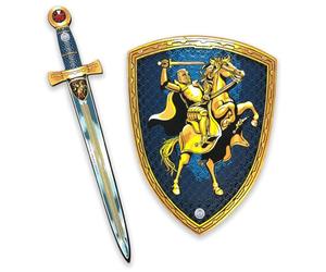 Liontouch - Espada y Escudo de Caballero, Niños 3-6 Años | Juguete de Espuma de Estilo Medieval para Niños Pequeños | Armas Seguras y Accesorios de Batalla para Disfraces y Caballeros a Caballo